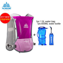 Load image into Gallery viewer, AONIJIE New Outdoor Running Water Hydration Backpack Hiking Cycling Lightweight Sport Bag with Bottle Holder for 1.5L Water Bag
