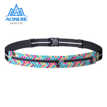 Load image into Gallery viewer, AONIJIE W960 Adjustable Slim Double Pockets Running Waist Belt Jogging Bag Fanny Pack Travel Workout Fitness 6.8in Phone Holder