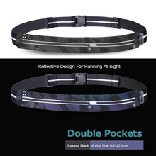 Load image into Gallery viewer, AONIJIE W960 Adjustable Slim Double Pockets Running Waist Belt Jogging Bag Fanny Pack Travel Workout Fitness 6.8in Phone Holder