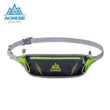 Load image into Gallery viewer, AONIJIE Multifunction Marathon Outdoor Sports Running Waist Bag Belt Yoga Pockets for Mobile Phone Gym Bags Waterproof nylon