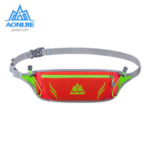Load image into Gallery viewer, AONIJIE Multifunction Marathon Outdoor Sports Running Waist Bag Belt Yoga Pockets for Mobile Phone Gym Bags Waterproof nylon