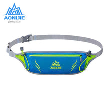 Load image into Gallery viewer, AONIJIE Multifunction Marathon Outdoor Sports Running Waist Bag Belt Yoga Pockets for Mobile Phone Gym Bags Waterproof nylon