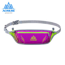 Load image into Gallery viewer, AONIJIE Multifunction Marathon Outdoor Sports Running Waist Bag Belt Yoga Pockets for Mobile Phone Gym Bags Waterproof nylon