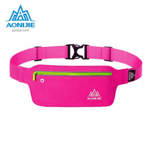 Load image into Gallery viewer, AONIJIE Running Bag Waterproof Nylon Waist Pack Belt Outdoor Sport Jogging Marathon Lightweight Tight Phone Waist Pocket