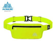 Load image into Gallery viewer, AONIJIE Running Bag Waterproof Nylon Waist Pack Belt Outdoor Sport Jogging Marathon Lightweight Tight Phone Waist Pocket
