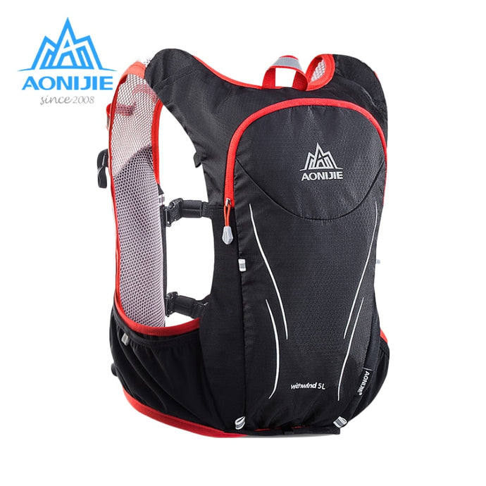 AONIJIE 5L Women Men Marathon Hydration Vest Pack For 1.5L Water Bag Cycling Hiking Bag Outdoor Sport Running Backpack
