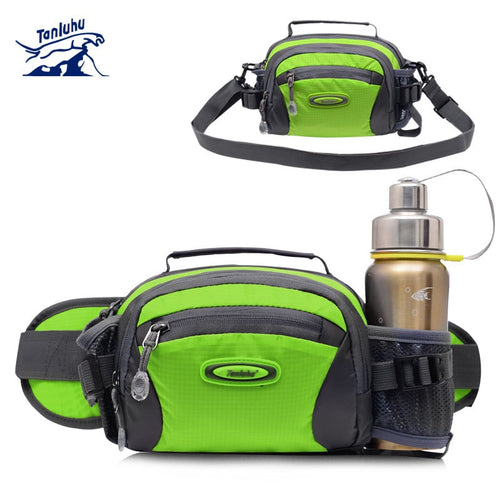 TANLUHU Water-resistant Outdoor Climbing Sports Bag Men Women Hiking Cycling Running Shoulder Cross Bottle Holder Waist Bag