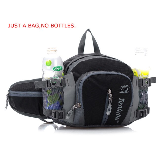 TANLUHU Waterproof Sports Bag Men Women Climbing Hiking Cycling Running Bottle Holder Shoulder Cross Backpack Handbag Waist Bag